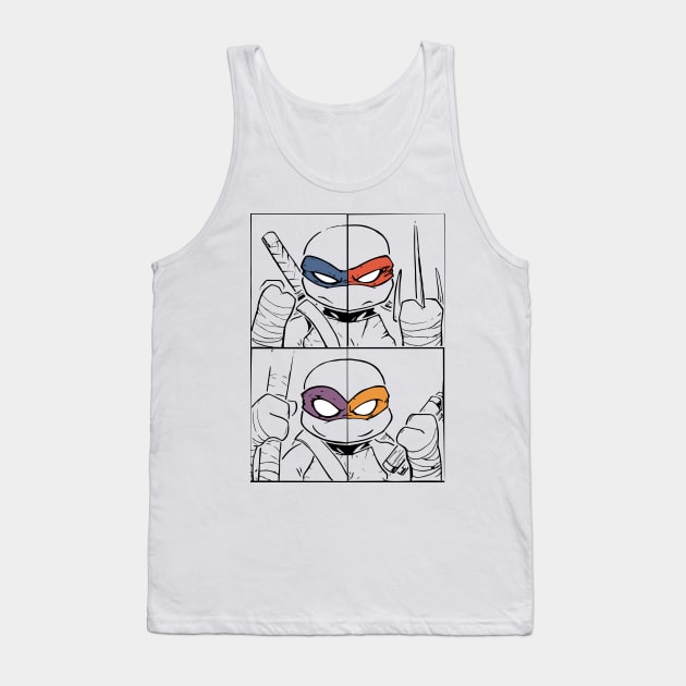 Teenage Mutant Ninja Turtles Tank Top by JJFDesigns